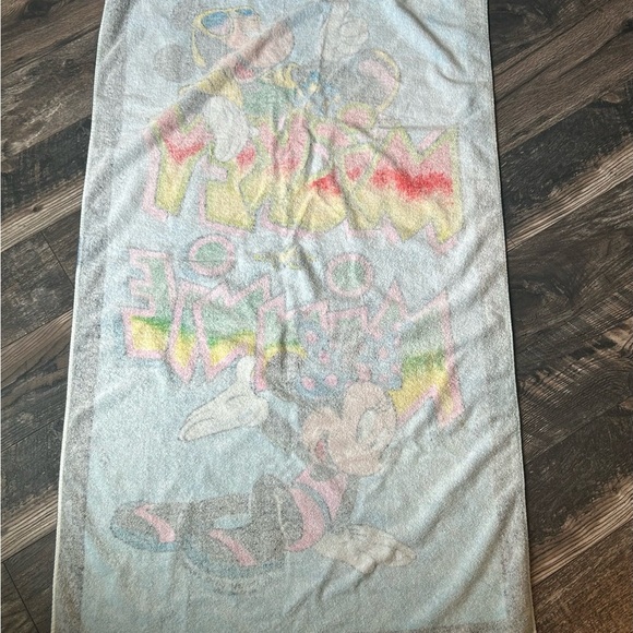 Vintage Mickey and Minnie Beach Towel Florida Vacation Disney - Picture 6 of 8